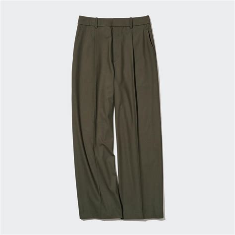 pleated wide leg trousers uniqlo.